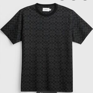 Coach XXL Charcoal Patterned Men's Shirt